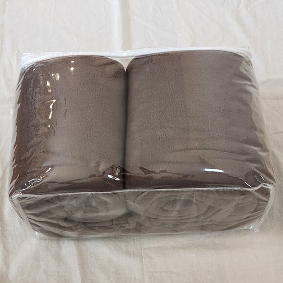 NIB Berkshire Four Season Microfleece Sheets in Brown - Queen size - Picture 8 of 12